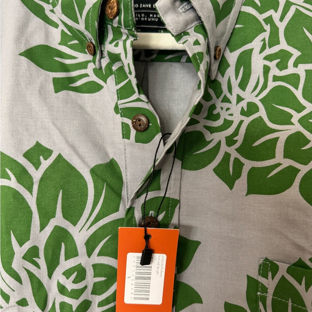 BNWT Sig Zane Pullover Lei Kauila Men’s Aloha Shirt - Picture 3 of 4